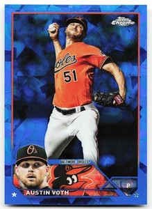 🔥 2023 Topps Chrome Sapphire Edition #647 Austin Voth - Picture 1 of 2