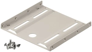 2,5 ramka montażowa dysku twardego na 3,5 ; SLOT 2,5 do 3,5 HDD ZESTAW MONTAŻOWY BEŻOWY - Zdjęcie 1 z 1