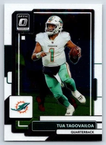 Tarjeta de fútbol americano Donruss Optic 121 2022 Tua Tagovailoa Miami Dolphins - Imagen 1 de 2