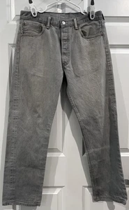 Levis 501XX Button Fly Straight Fit Jeans Mens Size 34 Made in Mexico Western - Picture 1 of 12