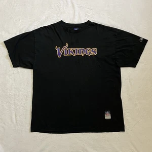 Vintage Reebok Minnesota Vikings Men's T- Shirt Size XL Embroidered Logo - Picture 1 of 10