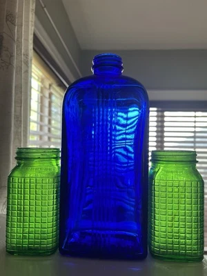 Botellas Art Deco (LOTE de 3) ¡Geniales!  Años 40 Foto 1 de 4