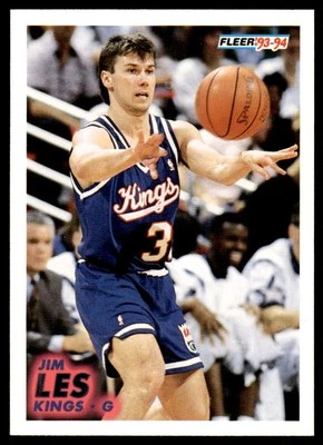 1993 Fleer #373 Jim Les - Sacramento Kings - Image 1 of 2