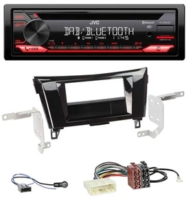 JVC CD DAB USB Bluetooth MP3 Autoradio für Nissan Qashqai X-Trail ab 2014 - Bild 1 von 8