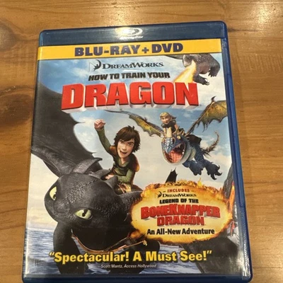 How to Train Your Dragon/Legend of the Boneknapper Dragon (Blu-ray/DVD, 2010,... - Imagem 1 de 2