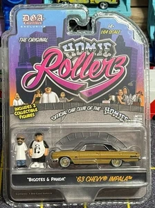 Greenlight X DGA HOMIE ROLLERZ SERIE 1 1/64 1963 CHEVY IMPALA 51640 C Chase - Imagen 1 de 3