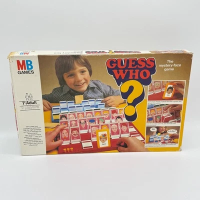 MB Games Guess Who? Classic Mystery Face Board Game 7-Adult Two Players *Desc* - Image 1 of 4