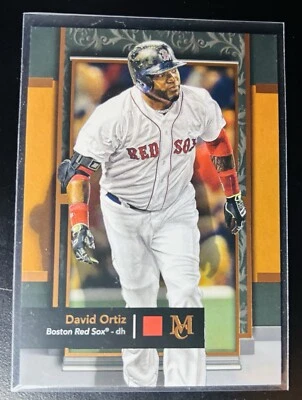 David Ortiz 2024 Topps Museum Collection Copper Parallel Boston Red Sox Legend - Image 1 of 2