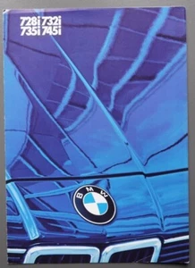 Prospekt BMW 7er Reihe (728i -745 i) von 1984 - Bild 1 von 2