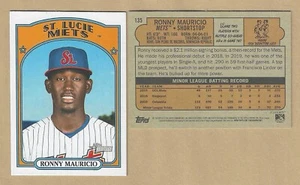 2021 Topps Heritage Minors RONNY MAURICIO #135 St. Lucie Mets *OF* - Foto 1 di 1
