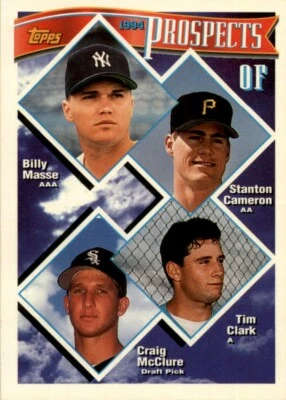 1994 Topps MLB Billy Masse/Stanton Cameron/Tim Clark/Craig McClure #79 - Image 1 of 2
