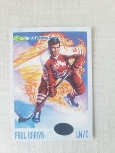 1993 Classic Draft Hockey Art #113 Paul Kariya Rookie Card Anaheim Ducks RC