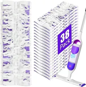 38 pack Disposable Power Mop Multi-Surface Mopping Pad Refills Multi Heads - Picture 1 of 3