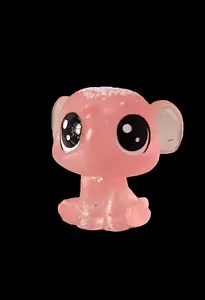 Littlest Pet Shop MINI elefante esmerilado país de las maravillas copo de nieve rosa claro - Imagen 1 de 4
