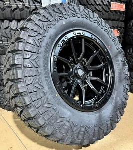18x9 Fuel D679 Rebel Black Wheels 35" RT AT Tires 6x135 Ford F150 Raptor SVT - Picture 1 of 10