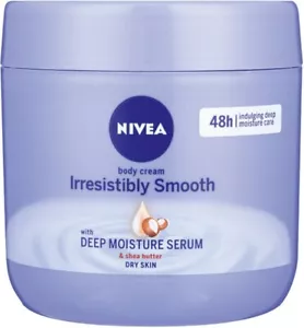 Nivea Crema Corpo Irresistibilmente Liscia con Burro di Karitè Pelle Secca - 13,5 once / 400 ml - Foto 1 di 3