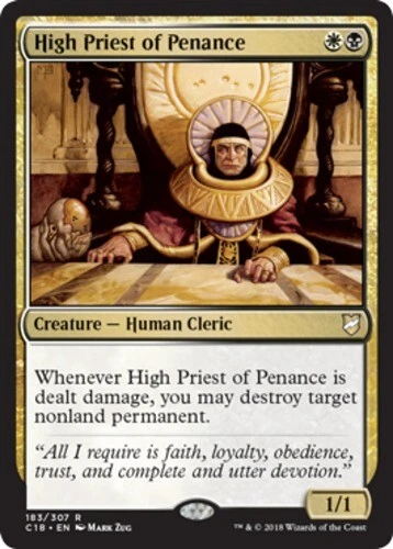x1 High Priest of Penance R MTG Commander 2018 M/NM, English - Image 1 of 1