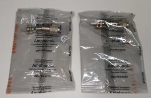 QTY OF 2 - Amphenol UHF PL259 Male Connector - USA Seller - Picture 1 of 4