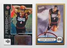 Andre Iguodala 2004-05 Upper Deck Black Diamond RC Red # 21/100, Gold Bazooka RC