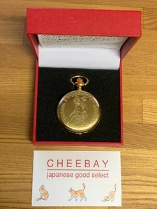 [EN MANO] Reloj Bolsillo Sailor Moon Dorado Nakayoshi Pretty Guardians Fan Club Ltd. - Imagen 1 de 8