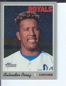 Salvador Perez 2019 Topps Heritage Chrome #ed / 999 - Picture 1 of 1
