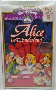 Alice in Wonderland Walt Disney Masterpiece Collection VHS - Picture 1 of 10