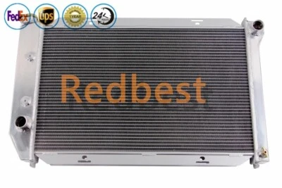 3Rows Aluminum Radiator For 1971-1973 Ford Mustang Fairlane Torino LTD Cougar V8 - Image 1 of 4
