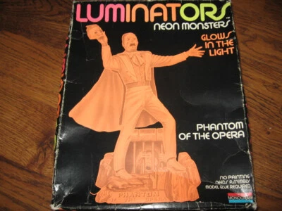 Vtg Monogram Luminators Neon Monsters Phantom of the Opera 1992 Model Kit 1624 - Image 1 of 4
