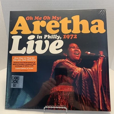 Aretha Franklin Live in Philly, 1972 RSD 2021 Record Store Day Colored Vinyl 2LP - Image 1 of 4