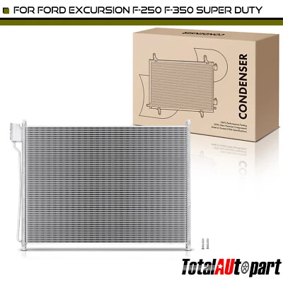 A/C AC Condenser for Ford F-250 F-250 F-350 F-450 F-550 Super Duty Excursion - Image 1 of 4