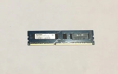 ELPIDA 2GB 2RX8 PC3-10600U-9-10-B0 EBJ21UE8BDF0-DJ-F DESKTOP MEMORY - Image 1 of 2