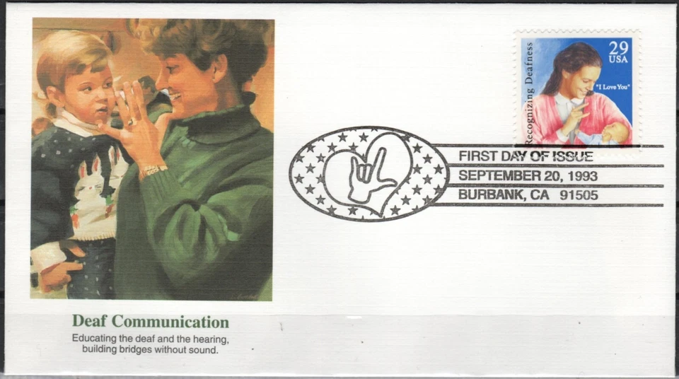 US Scott #2783 "Deaf Communication", Unaddressed Fleetwood FDC - Image 1 of 1