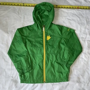 Columbia Oregon Ducks Windbreaker Jacket Green NCAA Size XS Zip Up Zipper - Picture 1 of 5