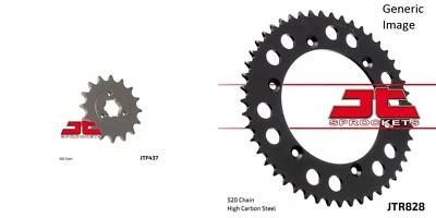 Kit de piñón delantero y trasero de acero para todoterreno SUZUKI DR650S 1990-1993 Foto 1 de 4