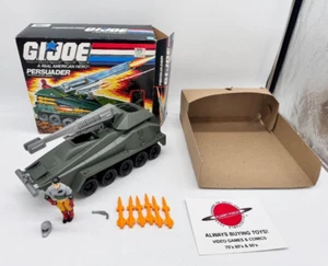 1987 Persuader & Back Stop Complete w/ Box & Insert GI Joe Vehicle - Picture 1 of 2