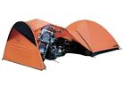 Tente dôme Harley-Davidson avec rangement vestibule moto, orange HDL-301
