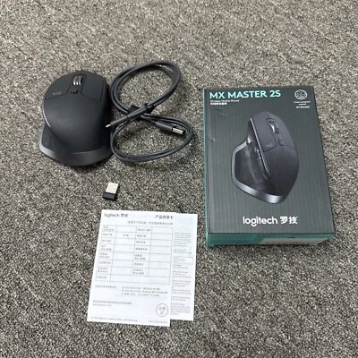 Logitech - MX Master 2S Bluetooth Wireless Mouse with Hyper-Fast Scrolling - Image 1 of 4