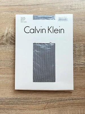 NIP Sz A Calvin Klein Smoke Micro Geo Pantyhose - Image 1 of 3