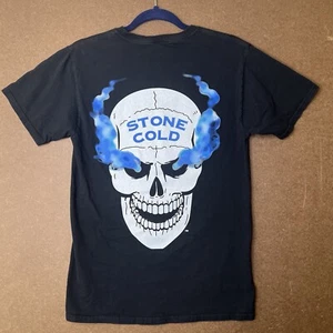 Vintage WWE Stone Cold Steve Austin "What?" T-Shirt - Size Small - Black - Bild 1 von 15