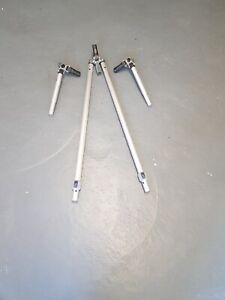 Bradcot awning poles, Easy alloy.