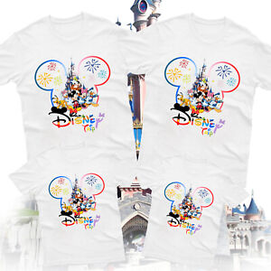 Disneyland Paris T-Shirt Personalised Family Trip 2024 Mickey Minnie Kids Tee
