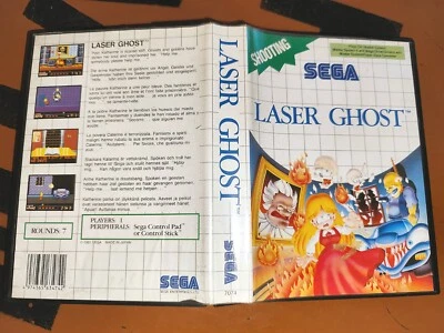 ## Sega Master System - Laser Ghost / Ms Game ## - Image 1 of 2