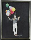 Original Clown Pantomime Mit Luftballons Malerei Von Ron Rophar l auf Leinwand