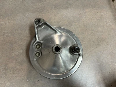 85 Honda CB650 Nighthawk frenos de tambor traseros 1985 y cubierta zapatos CB 650 SC A3 Foto 1 de 2