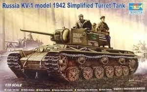 RUSSIA KV-1 MODEL 1942 SIMPLFIED TURRET TANK 1/35 TRUMPETER 00358 - Picture 1 of 1