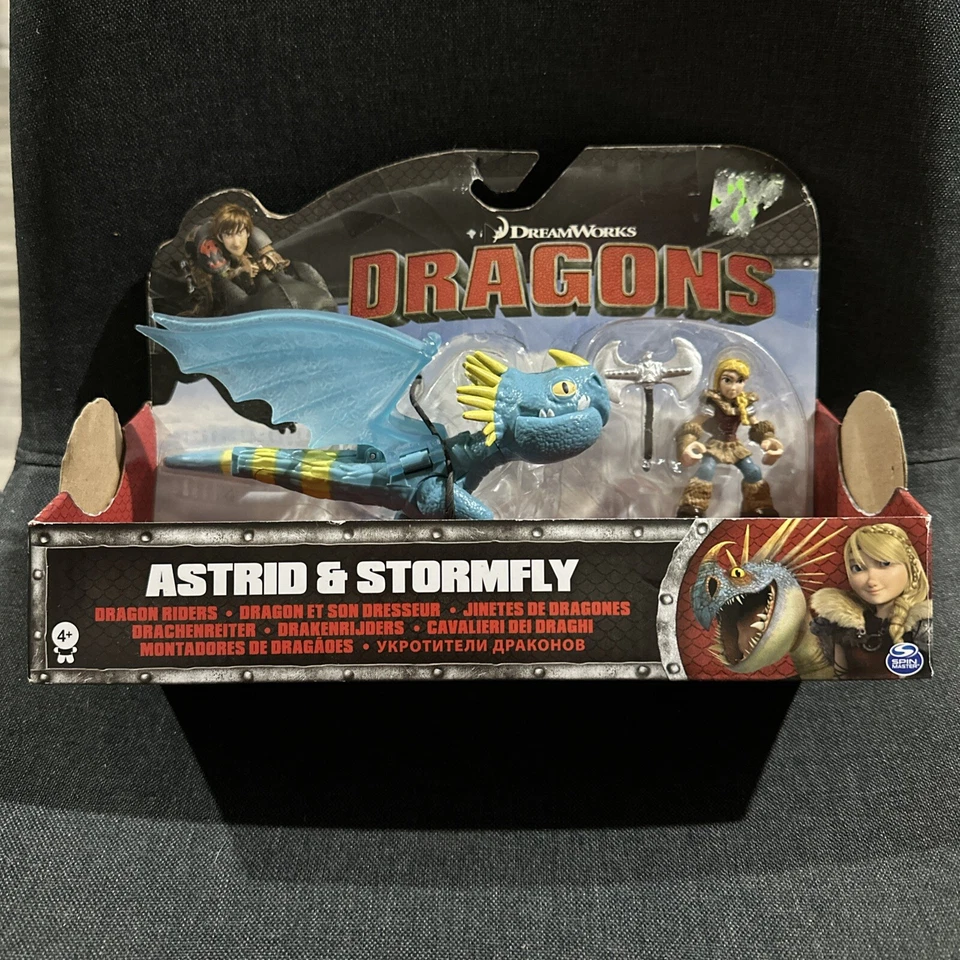 2015 Dreamworks Cómo entrenar a tu dragón Astrid y Stormfly figuras Dragon Riders Foto 1 de 4