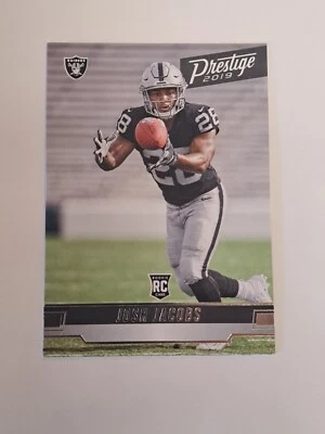 Josh Jacobs 2019 Prestige Rookie 240 Las Vegas Raiders RC In Toploader - Image 1 of 4