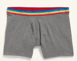 Old Navy Built-In Flex Boxer Briefs Pride Underwear Men’s 6” Inseam L New - Picture 1 of 12