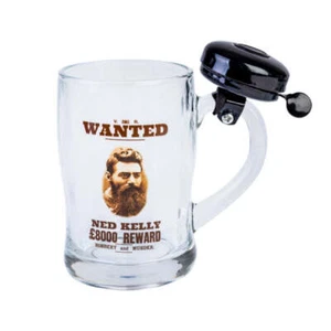 Ned Kelly Bell Mug Durable Sturdy Ceramic Attractive Design Vivid Colours - Picture 1 of 2
