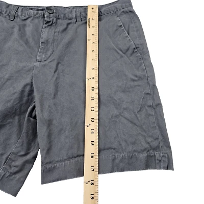 Pantalones Cortos Chinos Michael Kors Para Hombre 34 Gris Tiro Medio Plano Frontal Bolsillo Lateral Informal Foto 1 de 4